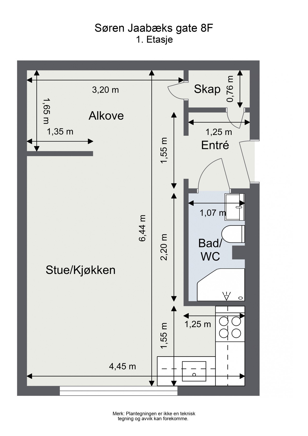 Planløsning. Galleribilde