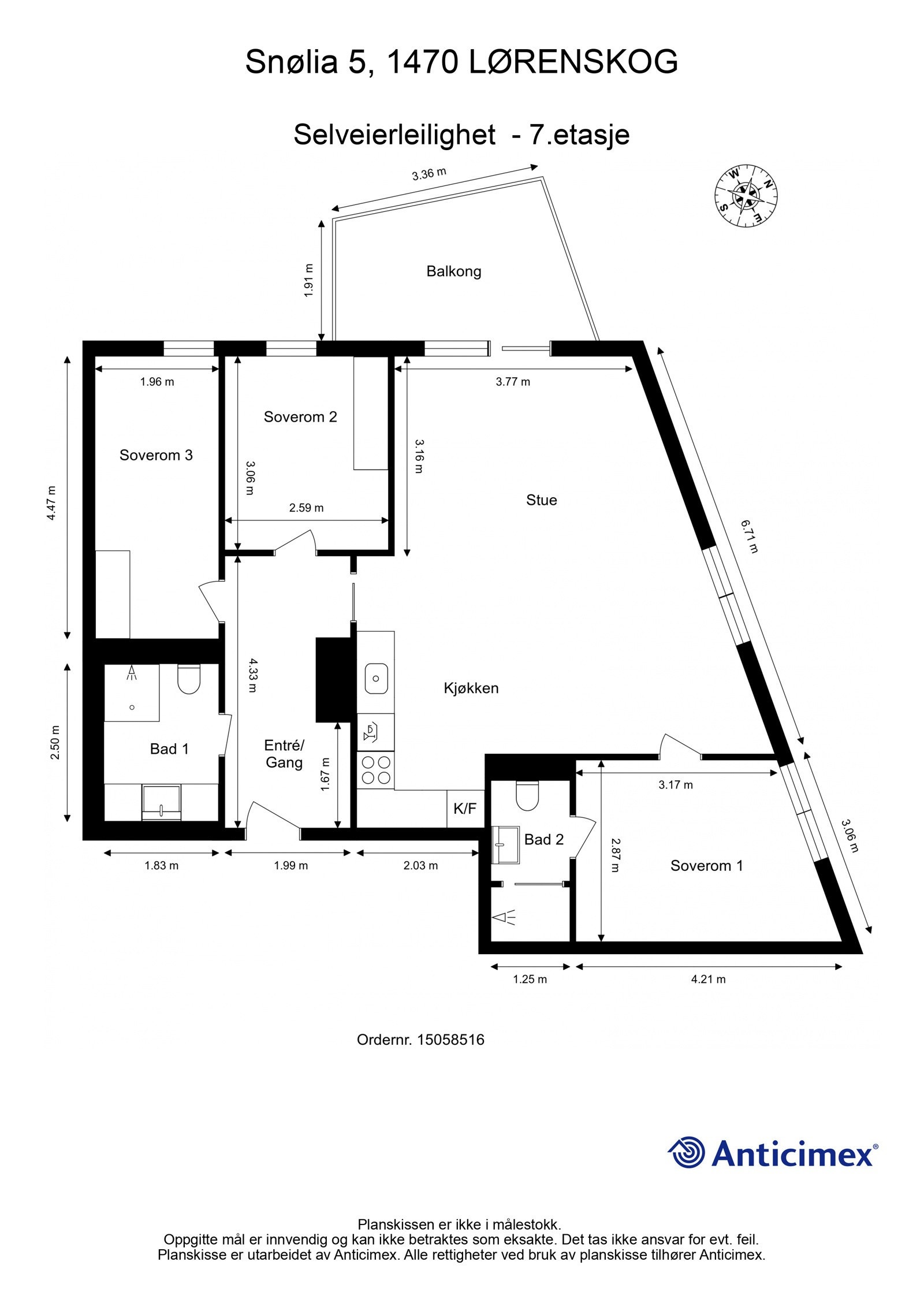 Planskisse. Galleribilde