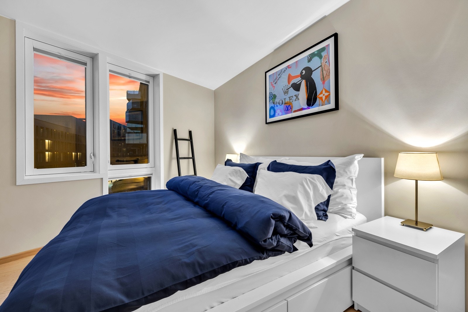 Leiligheten har hele tre soverom. Galleribilde