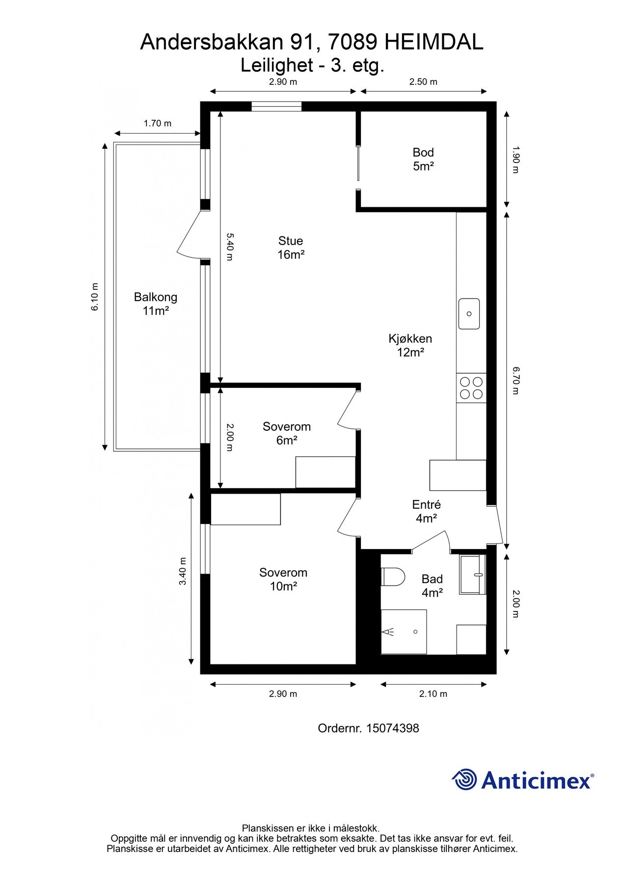 Plantegning. Galleribilde
