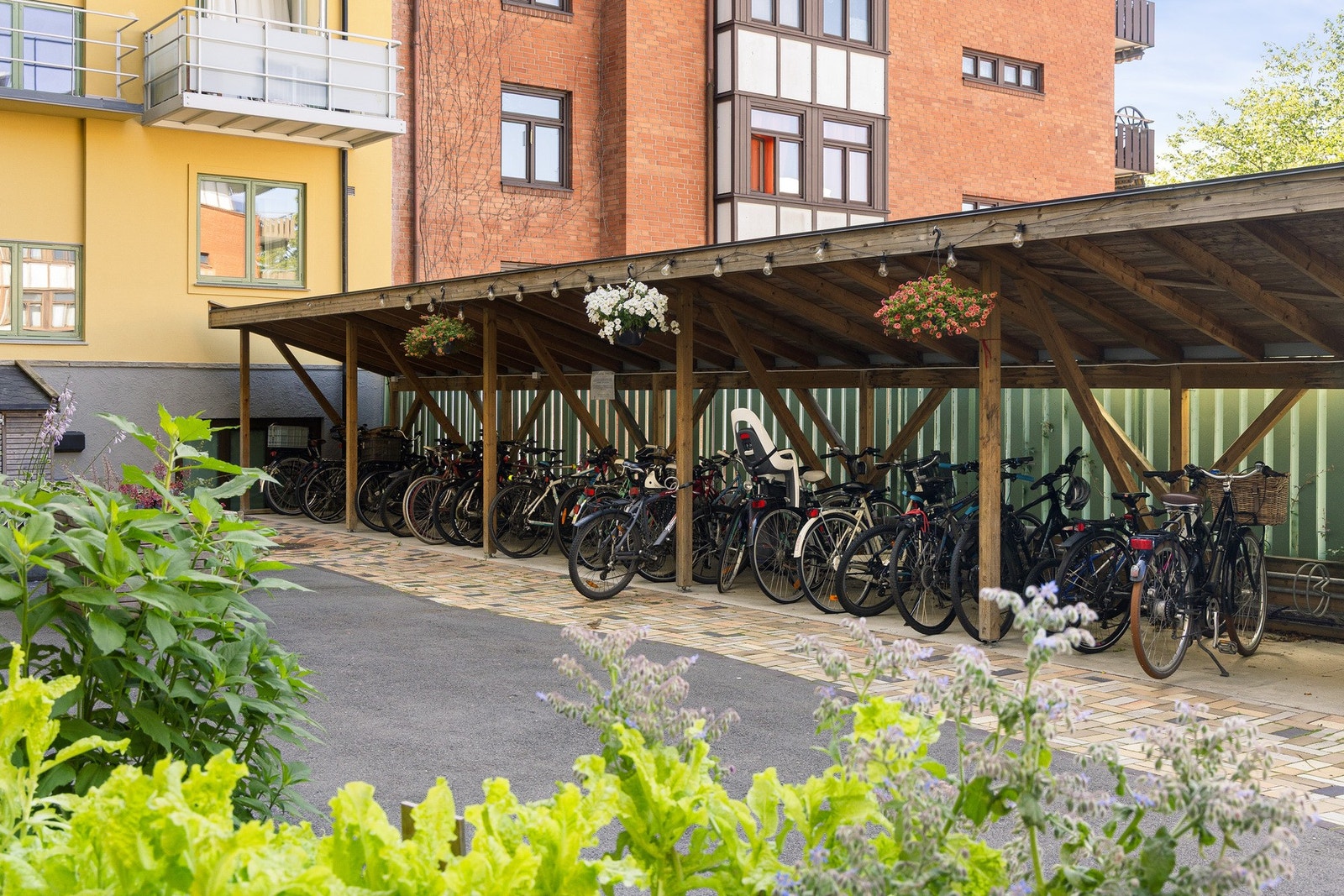 Velorganisert sykkelparkering i borettslaget! Galleribilde