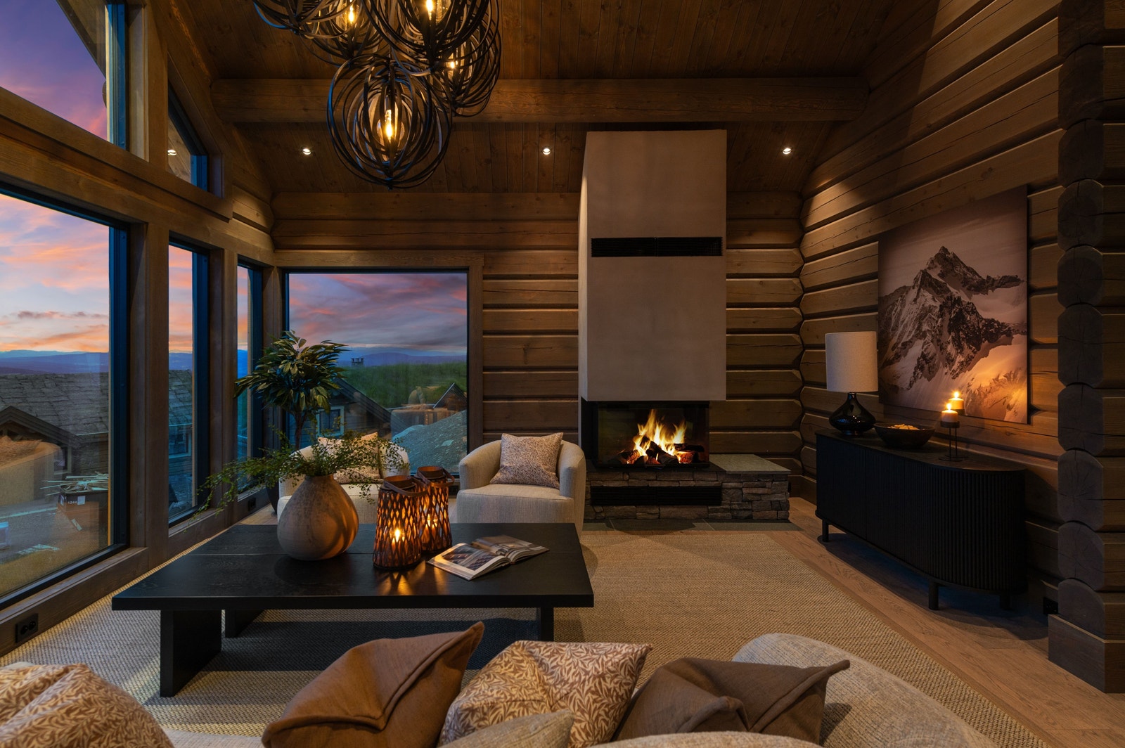 Romslig stue Galleribilde