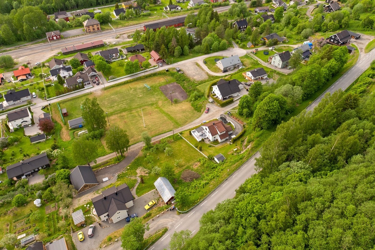 Barnevennlig område med liten trafikkbelastning Galleribilde