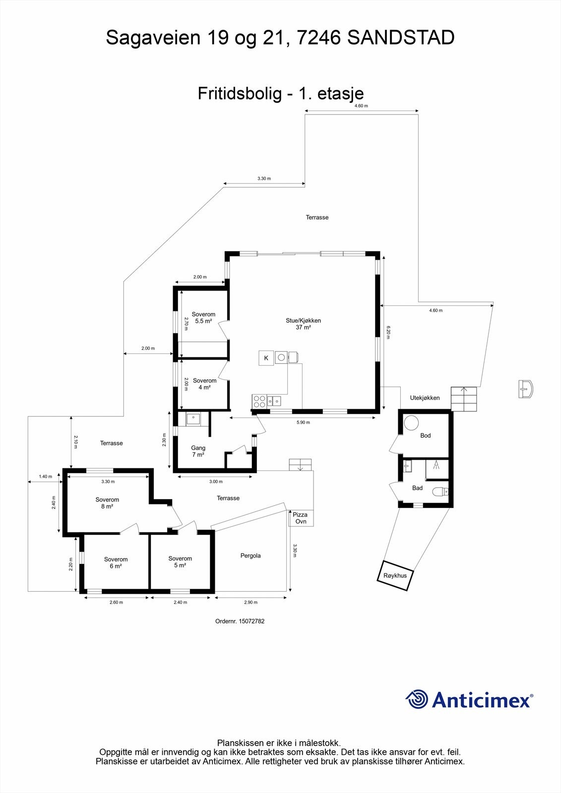 Planskisse Galleribilde