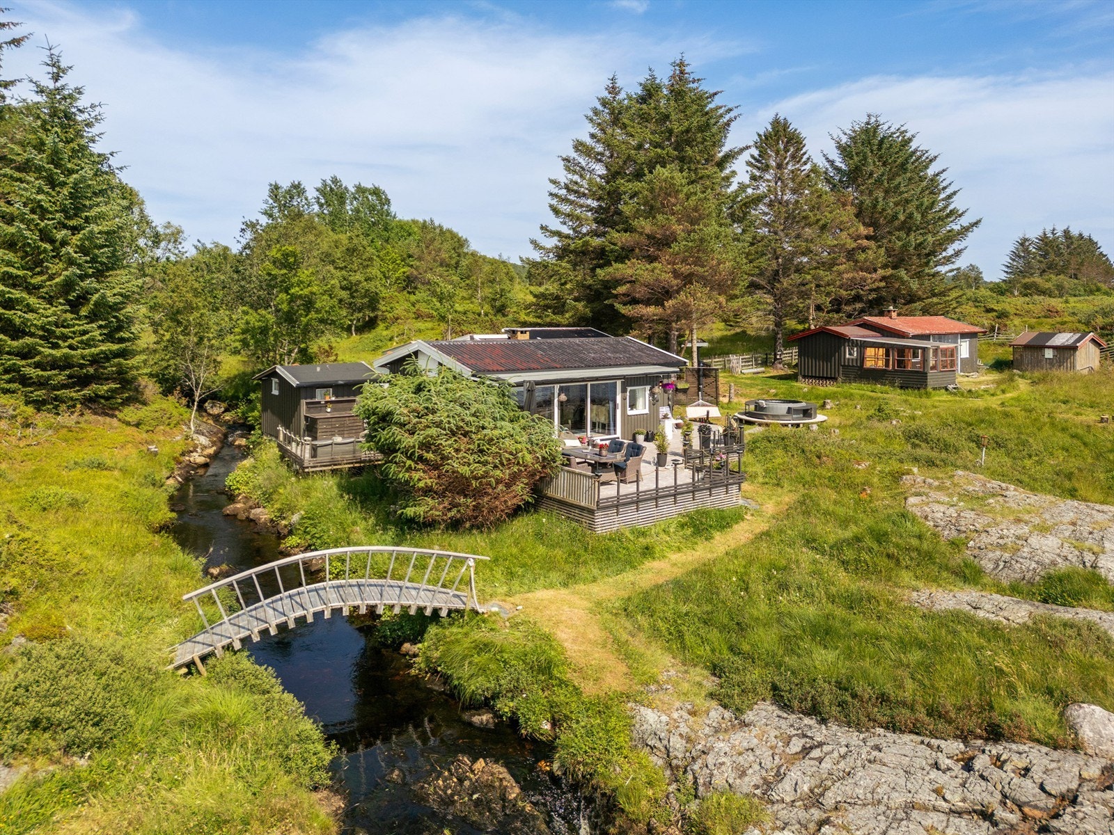 Området rundt byr på et bredt spekter av sommeraktiviteter, inkludert fiske, bading, padling, ulike vannsportaktiviteter og golf. Galleribilde