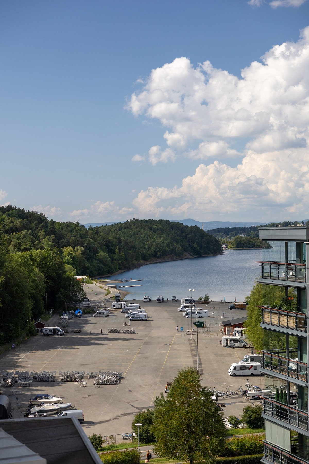 Langstrakt utsikt. Galleribilde