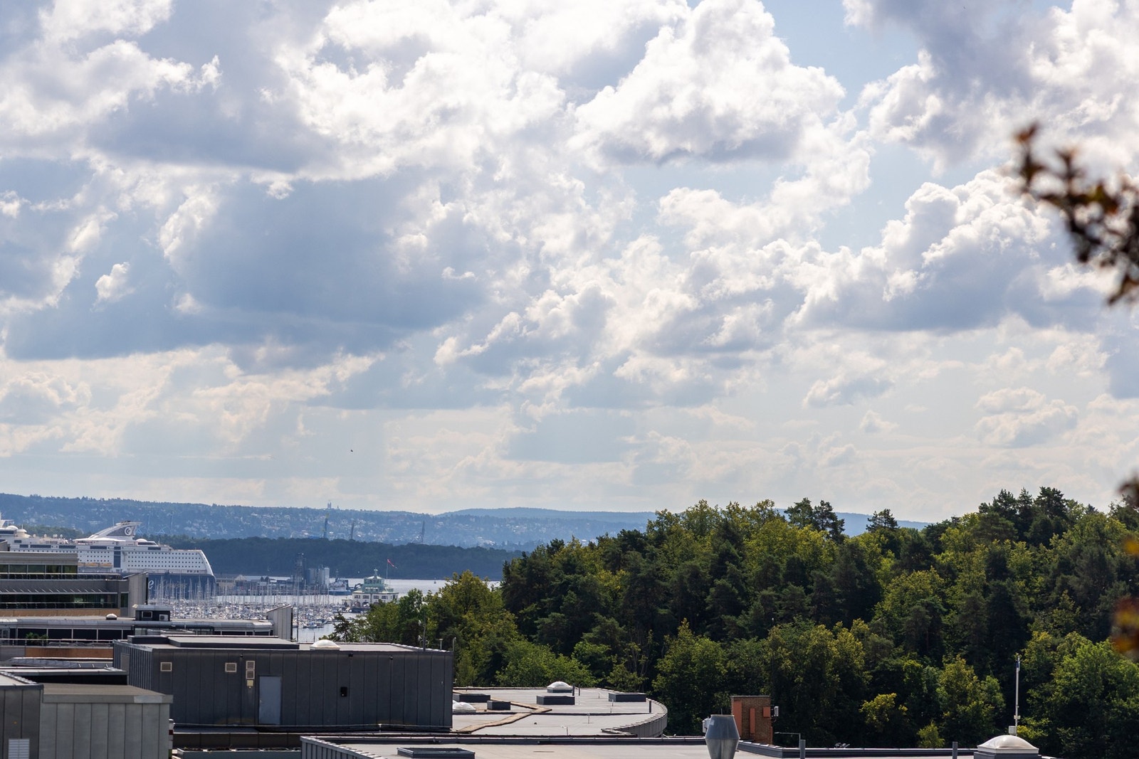 Fantastisk panoramautsikt. Galleribilde