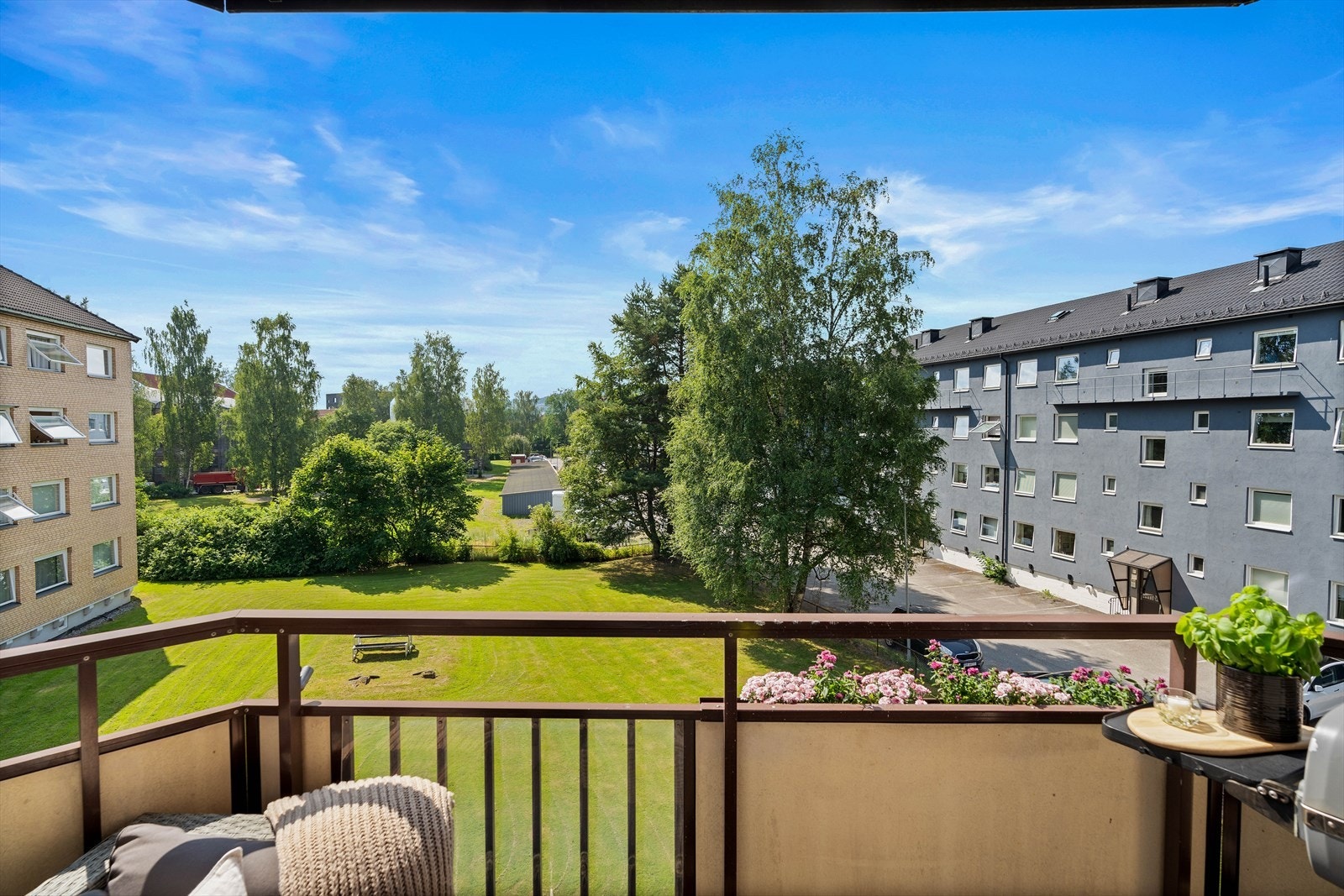 Utsyn over fellesområdet Galleribilde