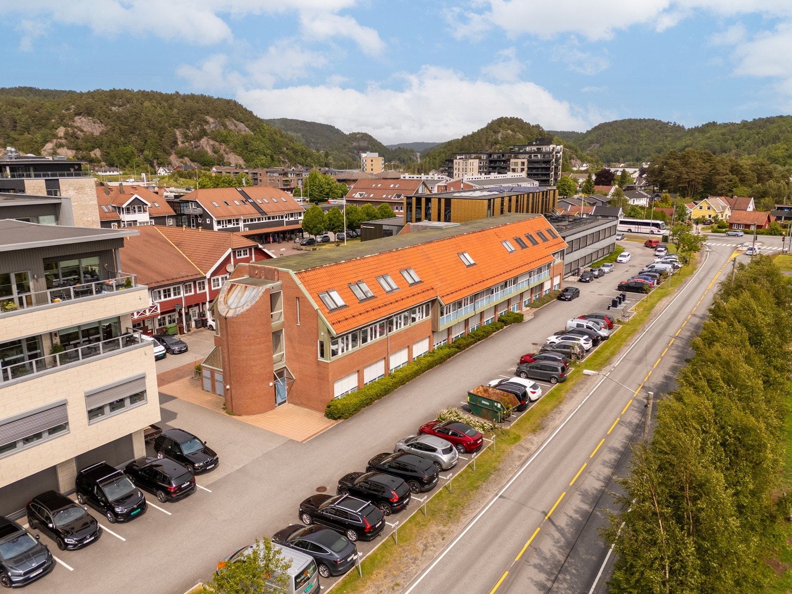 Bygget er totalt på ca. 2.600 m2 Galleribilde