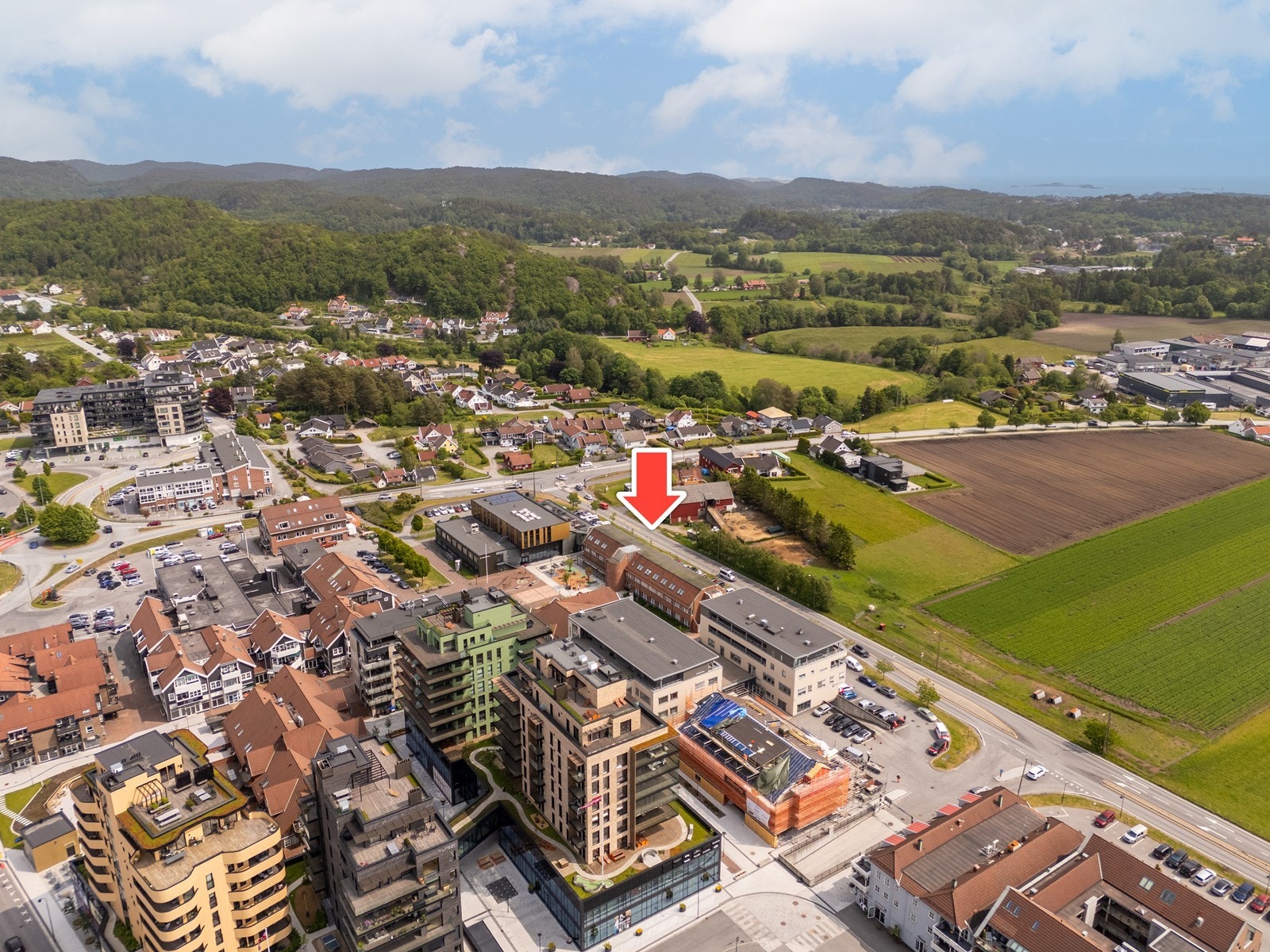 Dronefoto. Galleribilde