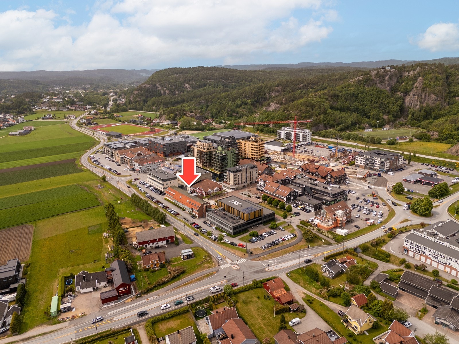 Dronefoto. Galleribilde