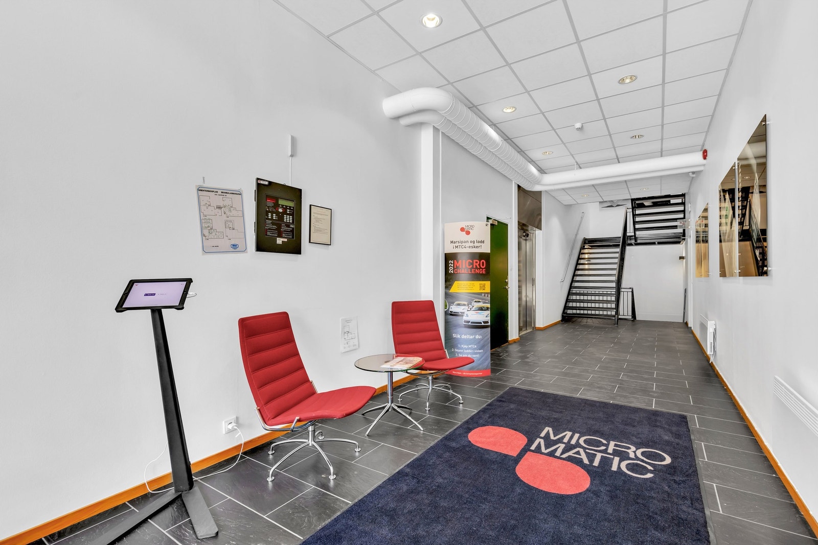 Inngangspartiet i 1. etasjen Galleribilde