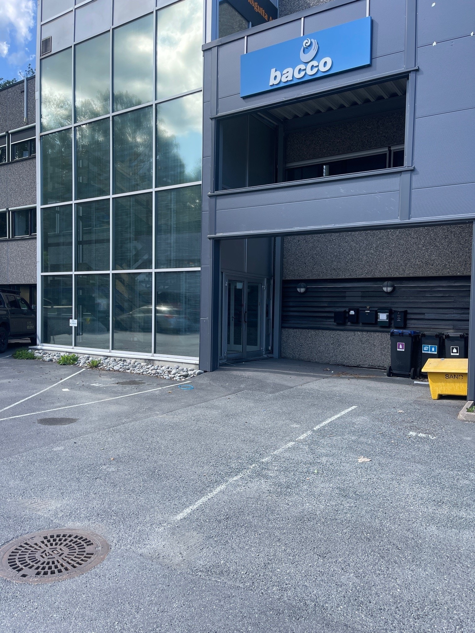 Fasade inn til utleiedelen Galleribilde
