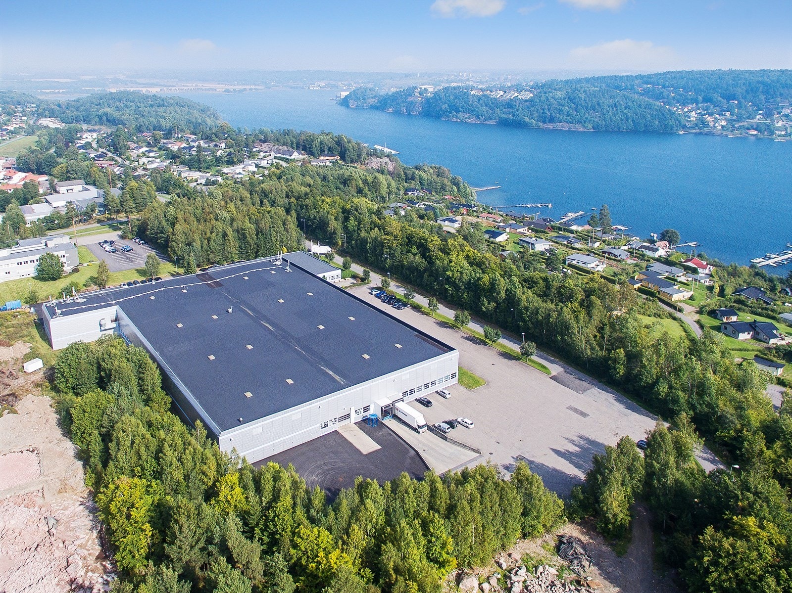 Bekkeveien 161, dronefoto av eiendommen Galleribilde