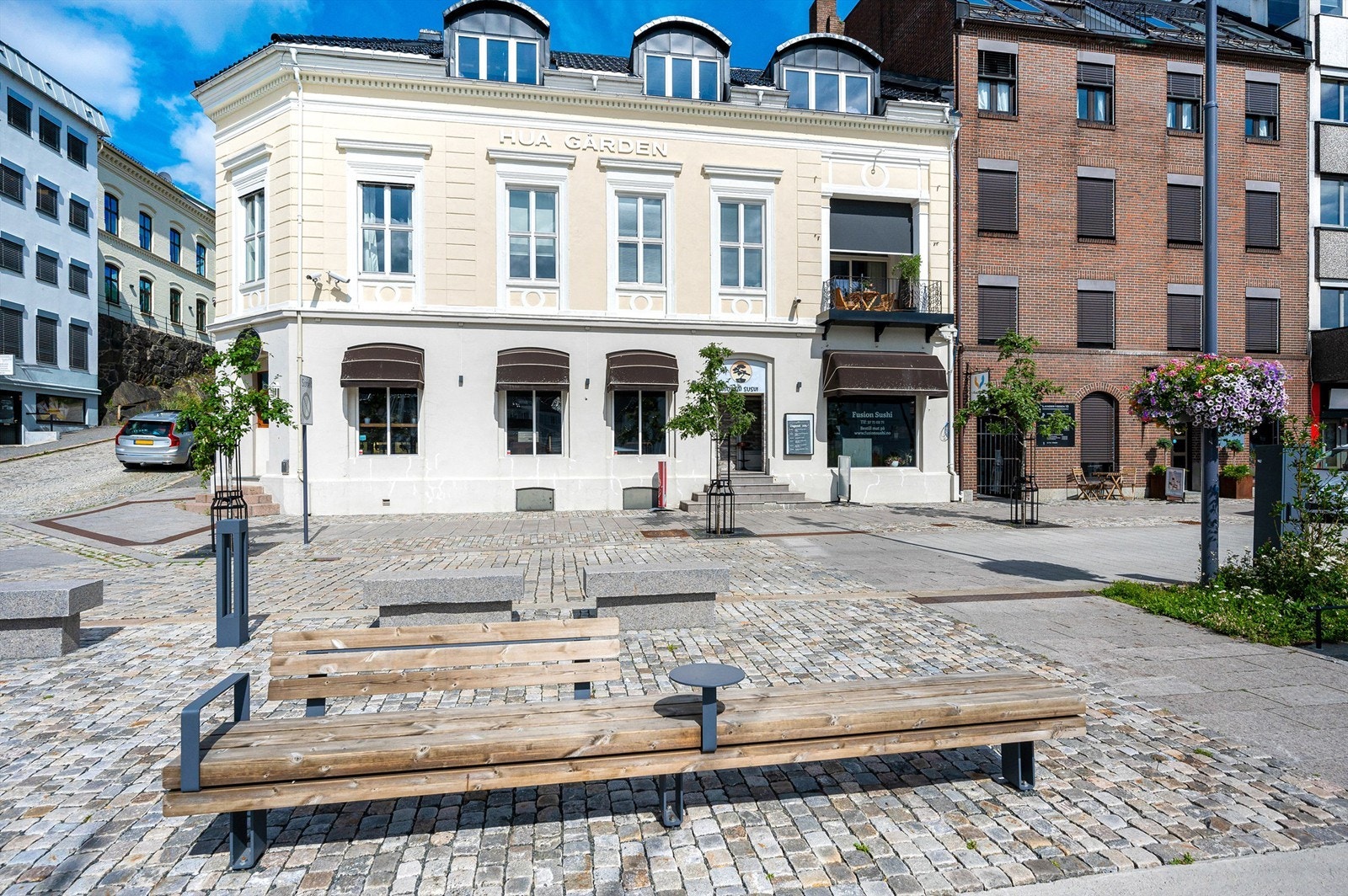 Næringslokale i 1. etasje fint beliggende på Langbryggen Galleribilde