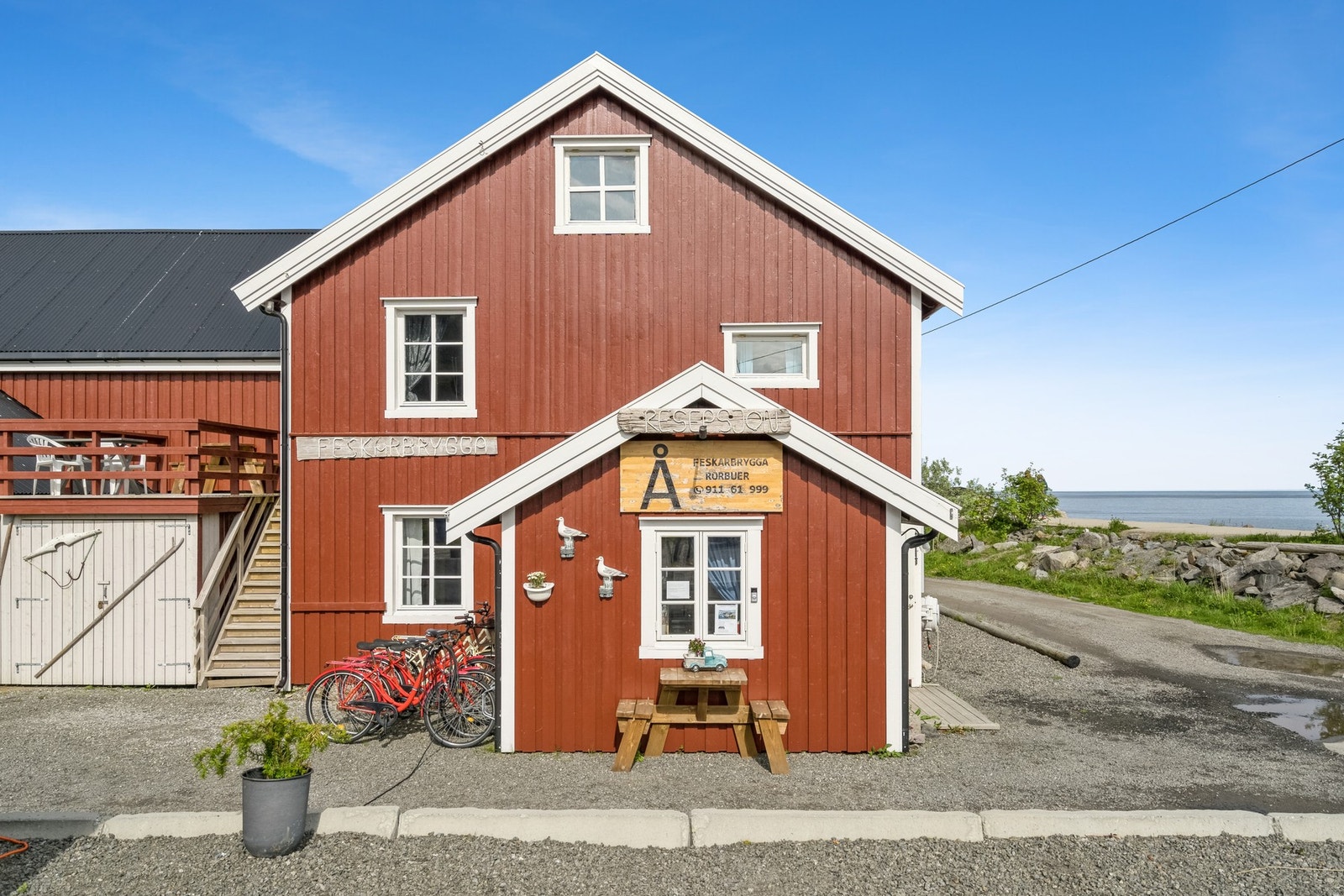 Resepsjonen til Feskarbrygga. Galleribilde