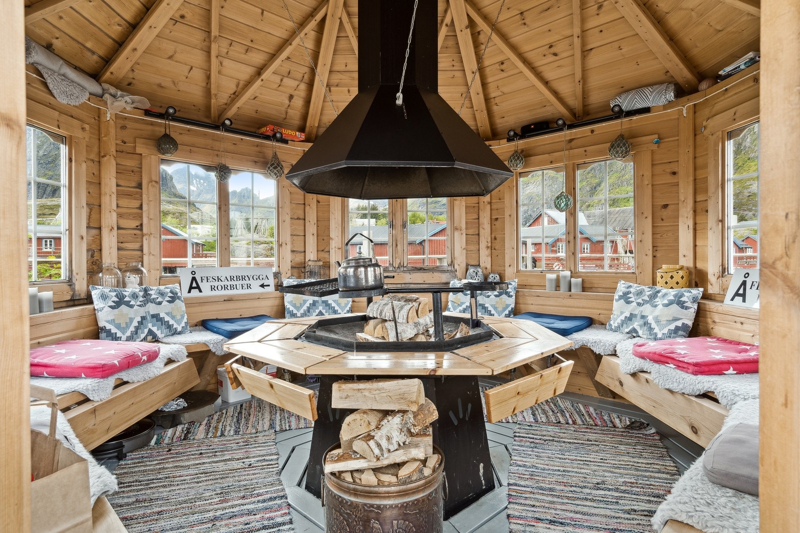 Grillstuen har godt plass. Galleribilde