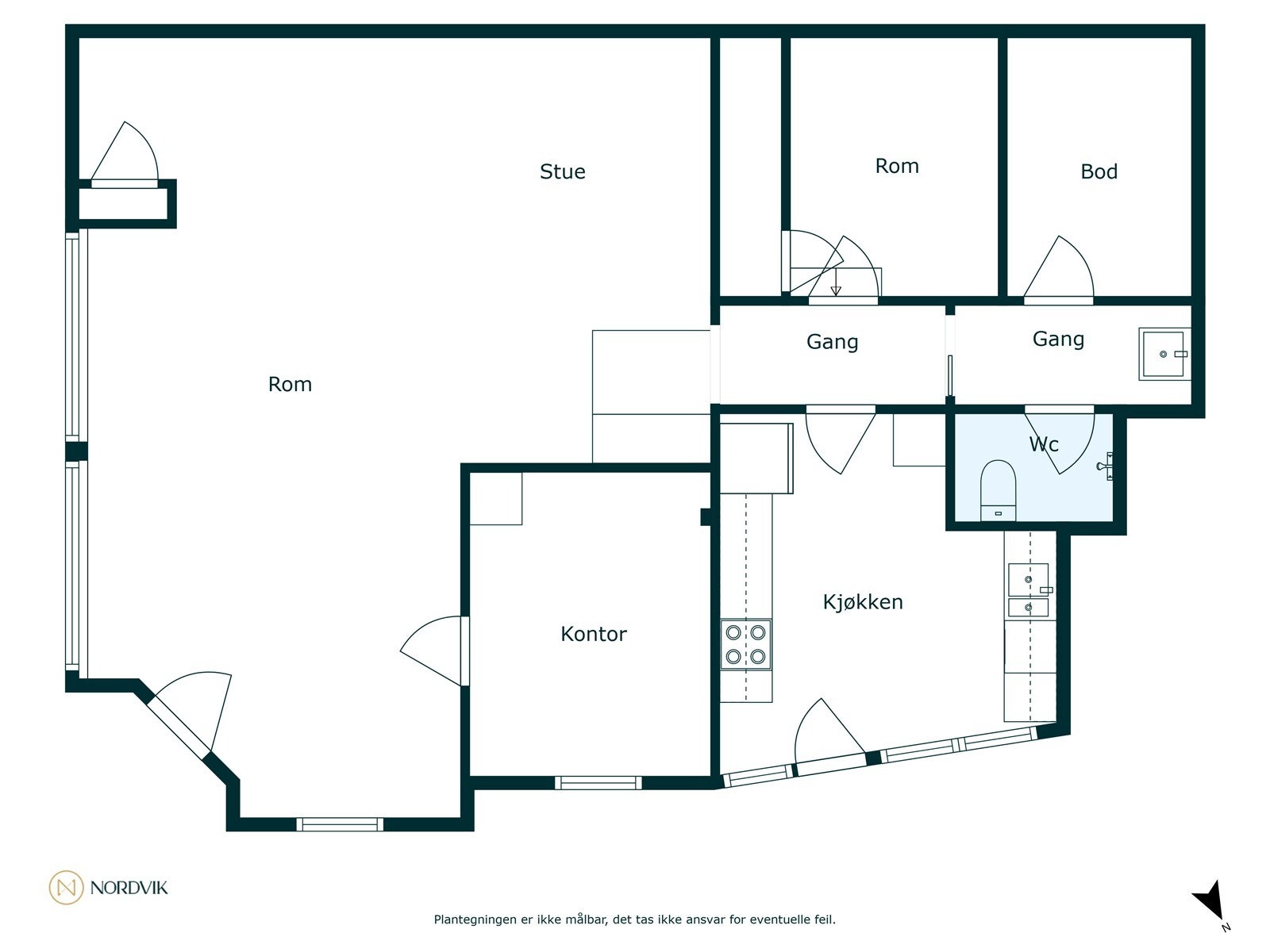 Plantegning Galleribilde