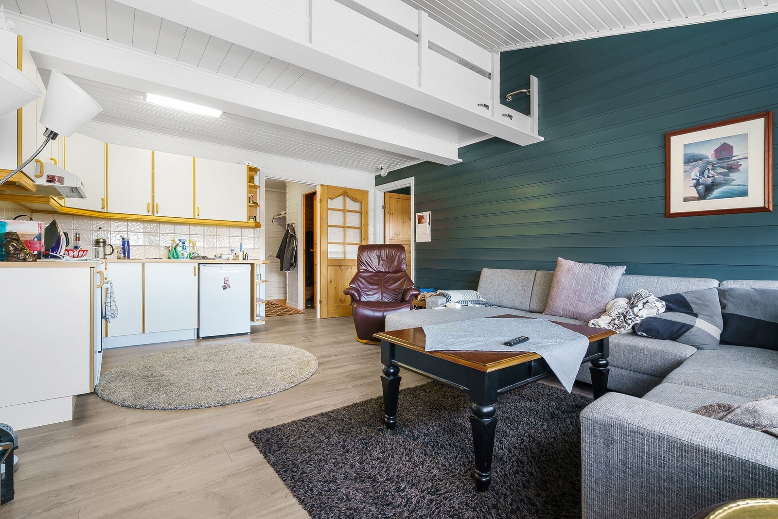 Bilde fra en av leilighetene - Stue Galleribilde