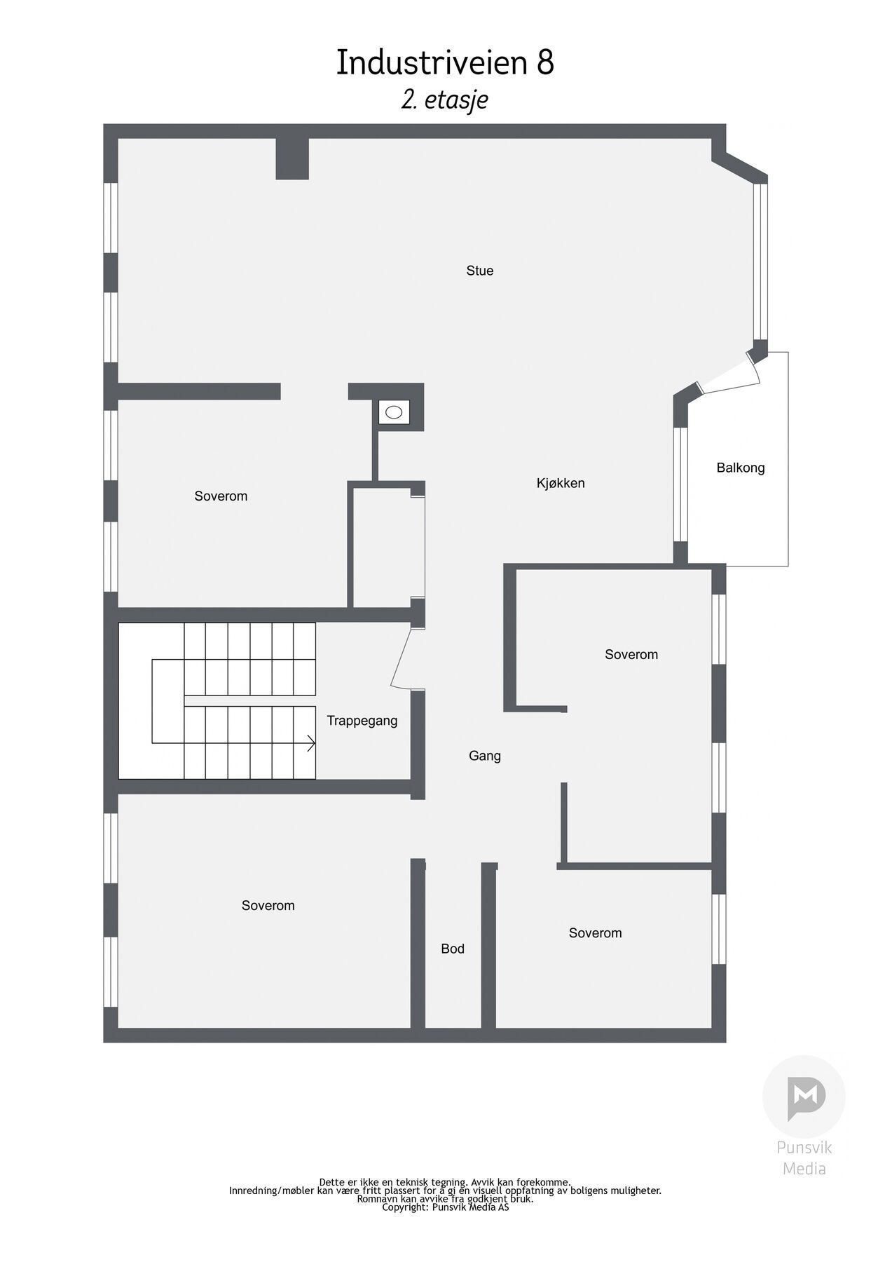 Industriveien 8 - 2etasje Galleribilde