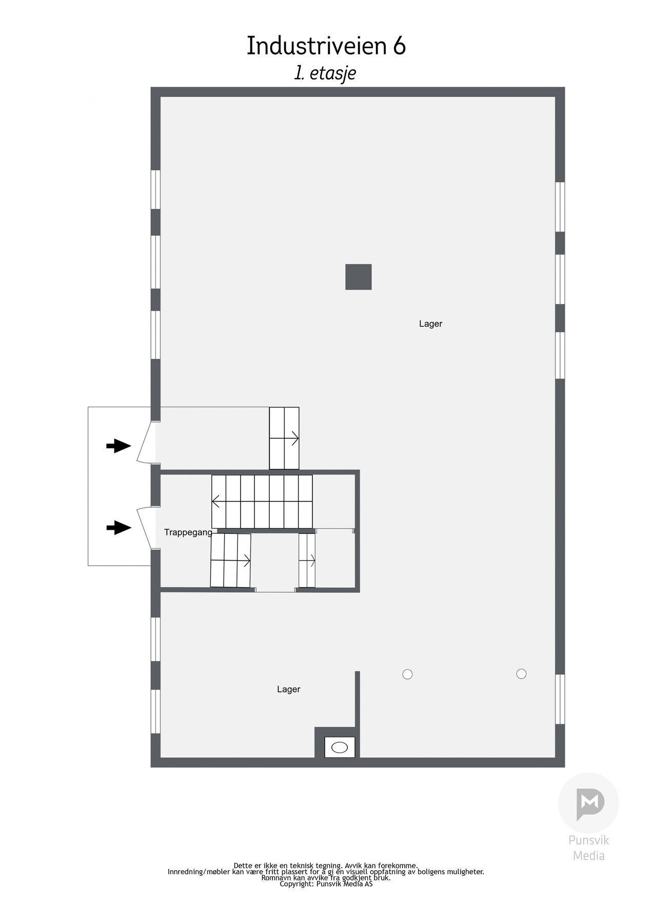 Industriveien 6 - 1etasje Galleribilde