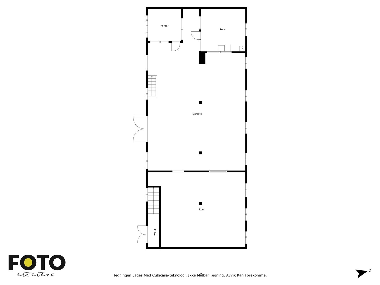 Planillustrasjon av 1.etg. Galleribilde