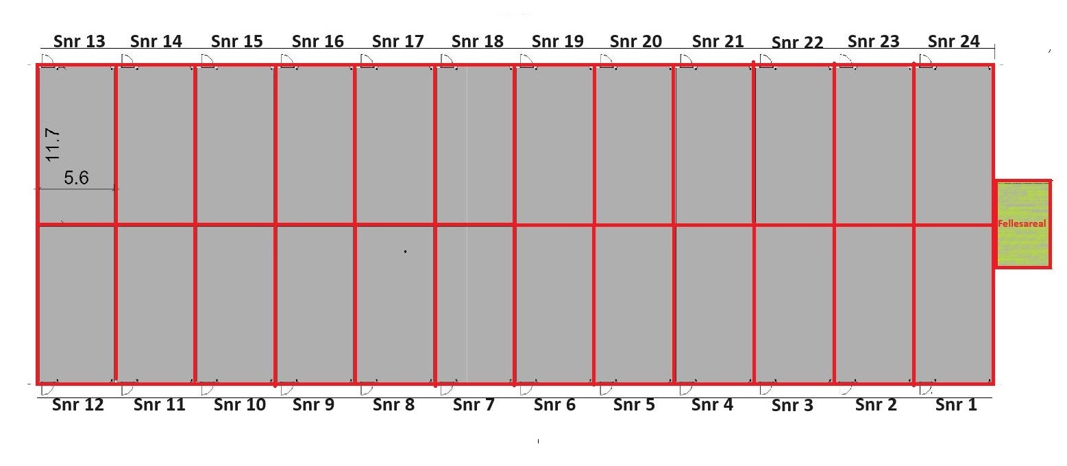 Seksjoneringstegninger Galleribilde