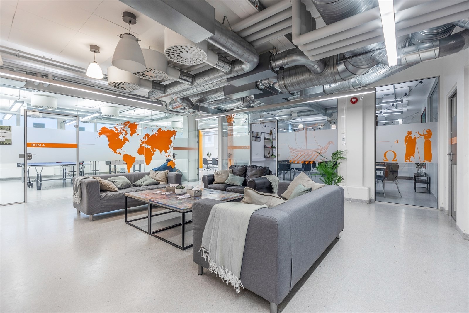 Fellesareal/sosial sone. Galleribilde