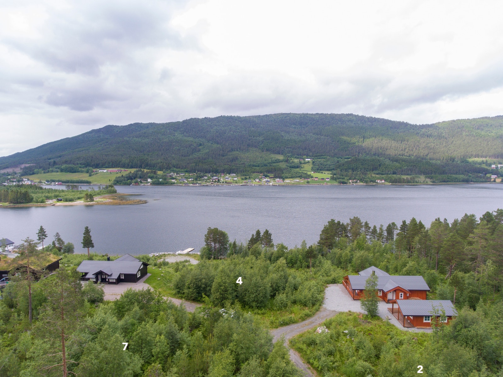 Største tillatte utnyttelse for den enkelte tomt er BYA = 20% Galleribilde