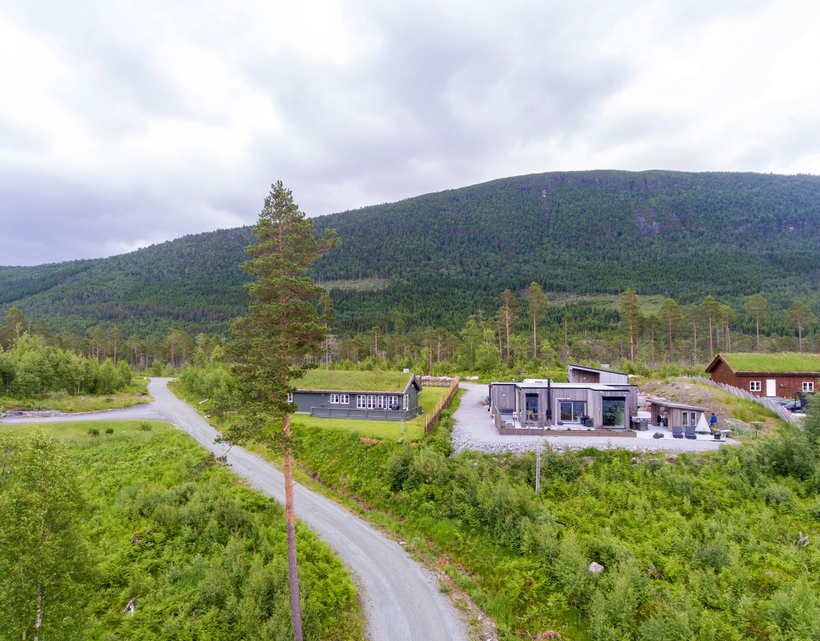 I Åsprong hyttfelt står du fritt til å velge hytteleverandør selv Galleribilde