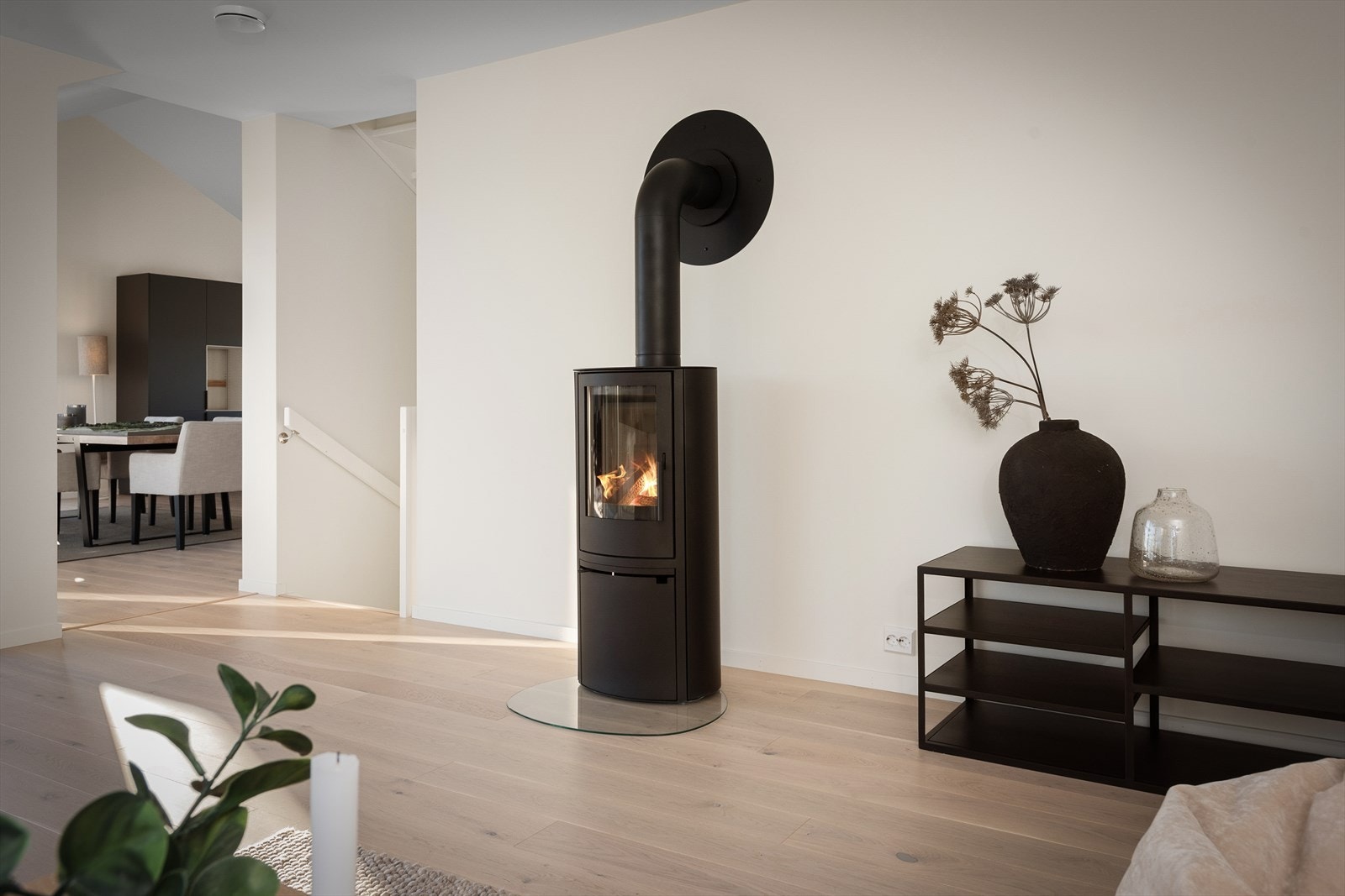 Lekker peisovn som varmer godt på ekstra kalde dager Galleribilde