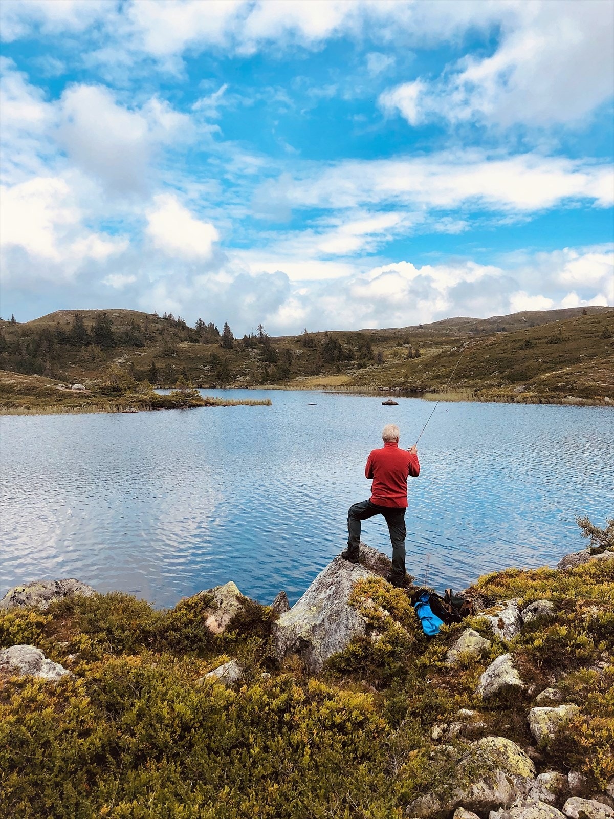 Nes Liemarka fisketur høst Galleribilde