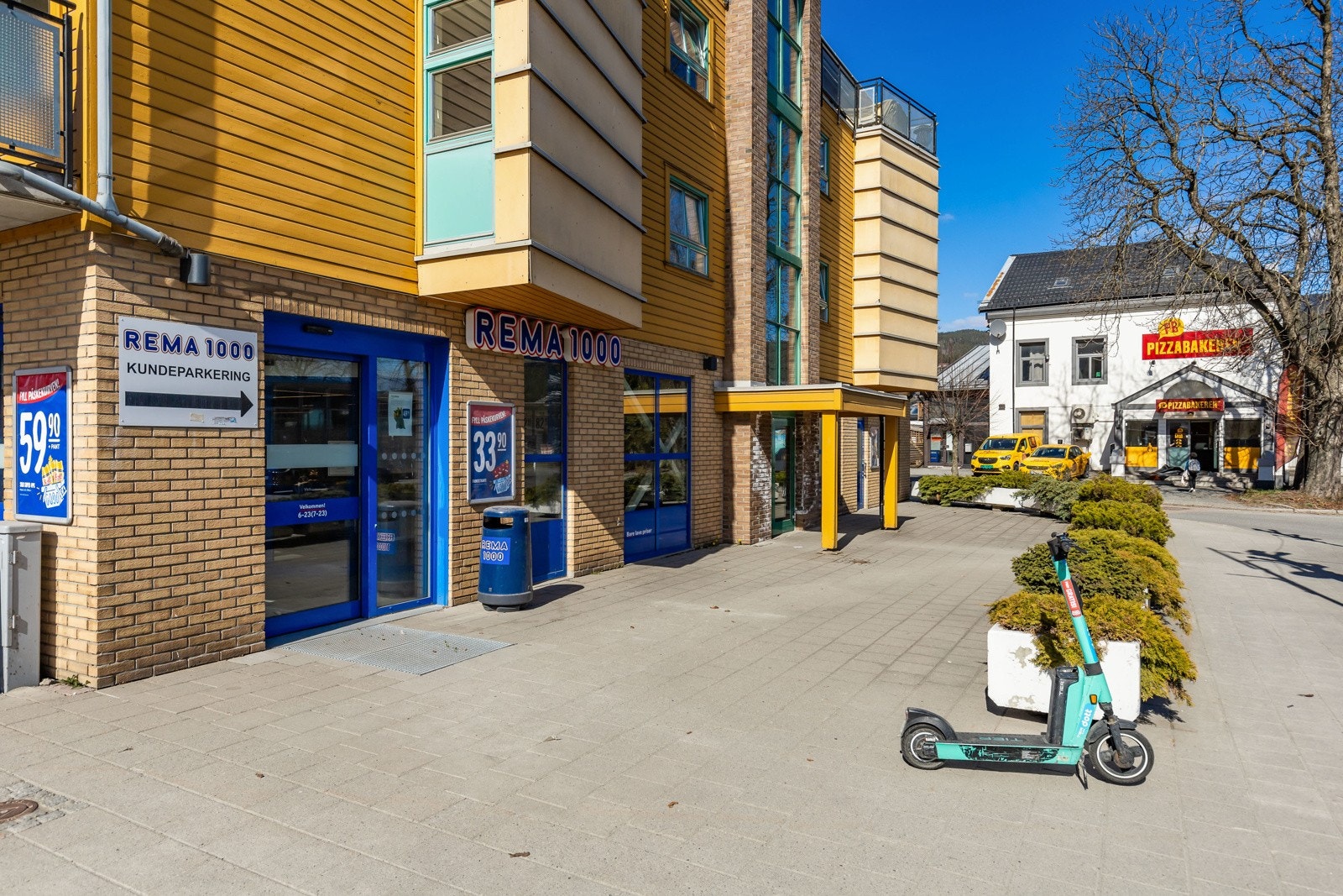 Rema1000 som ligger i gangavstand fra leiligheten. Galleribilde