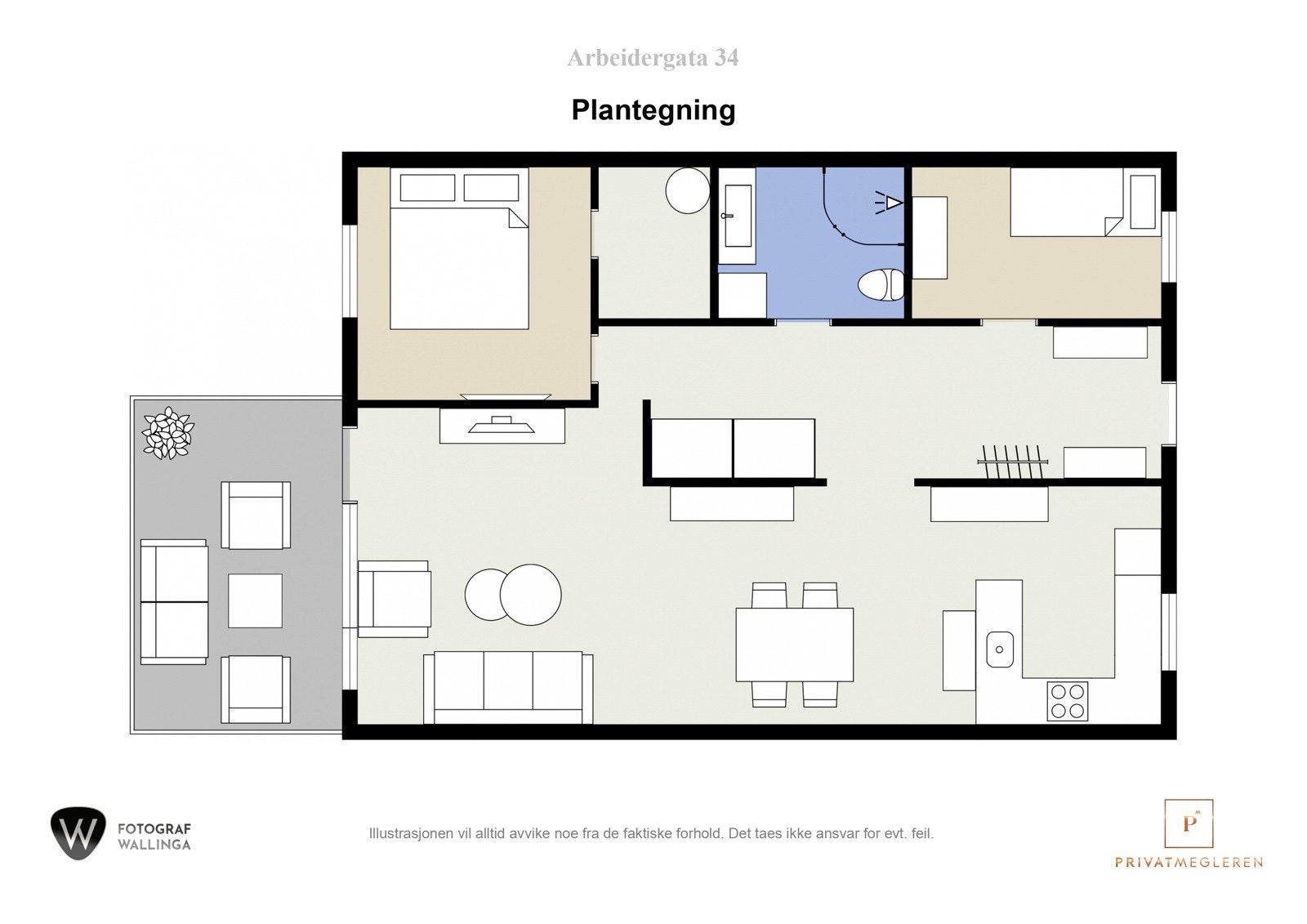 Plantegning. Galleribilde