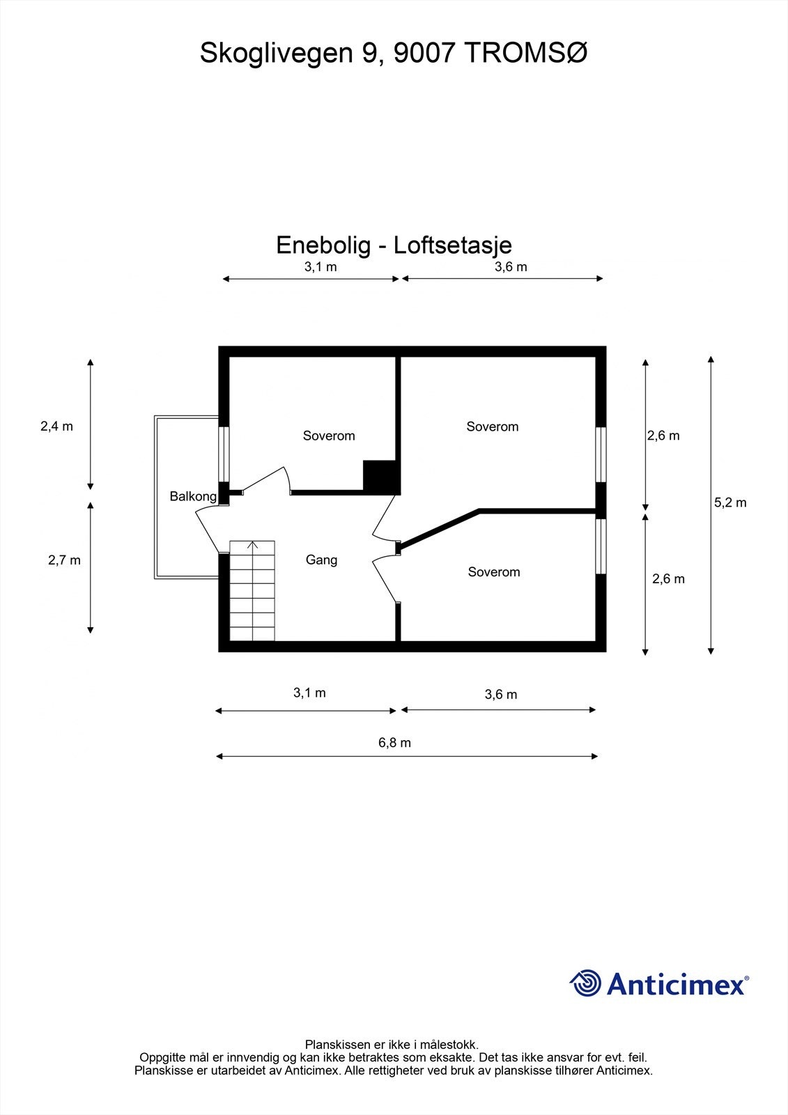 Planillustrasjon 2. etasje. Galleribilde