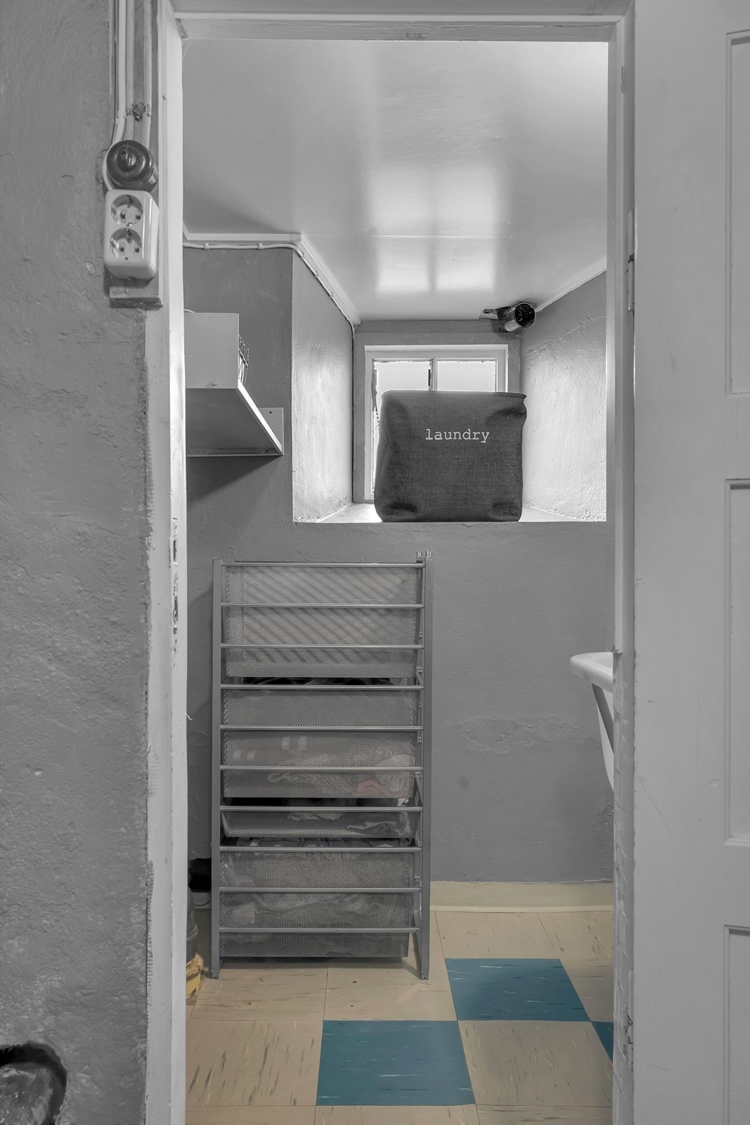 Vaskerom i u. etasje. Galleribilde