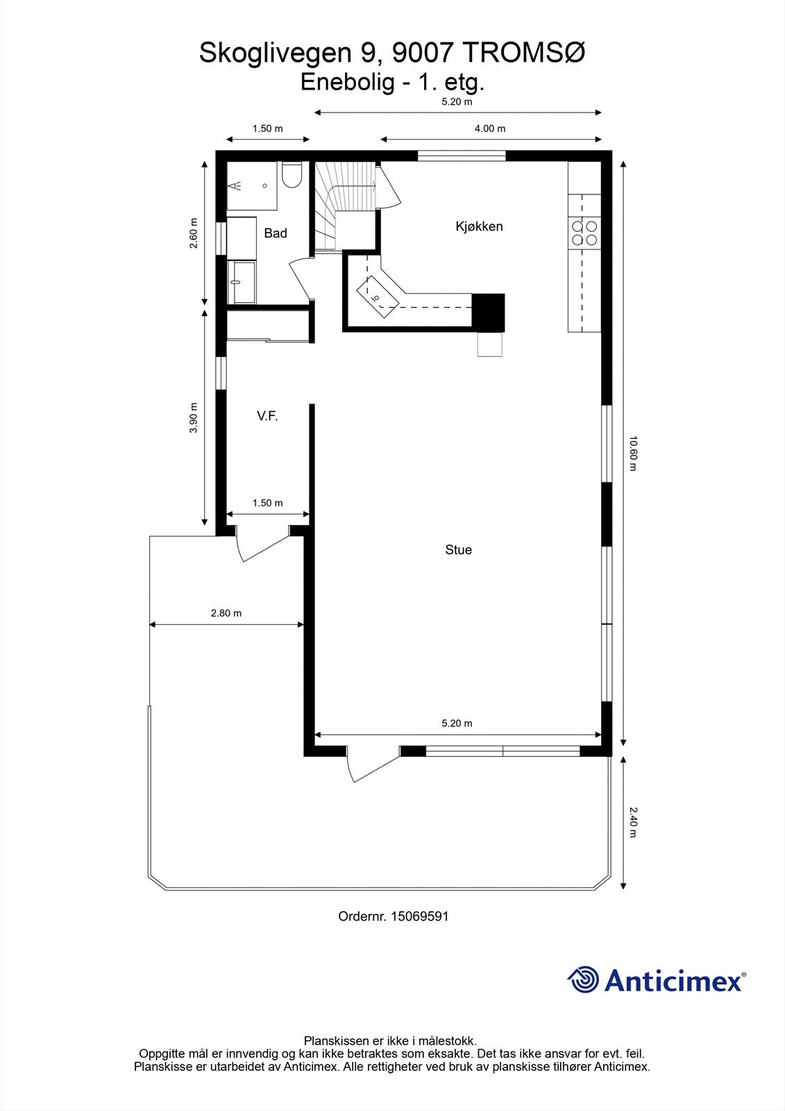 Planillustrasjon 1. etasje. Galleribilde