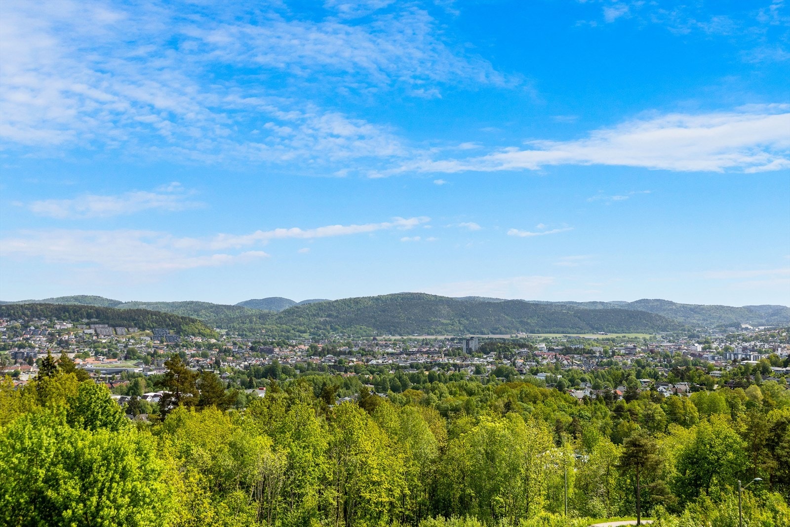 Fantastisk utsikt utover Porsgrunn! Galleribilde
