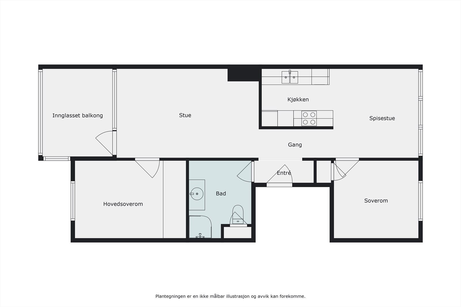 Plantegning Galleribilde