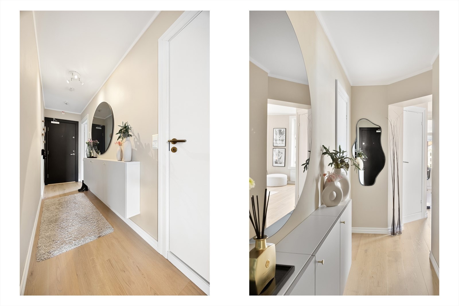 Lys og romslig entré - velkommen inn! Galleribilde