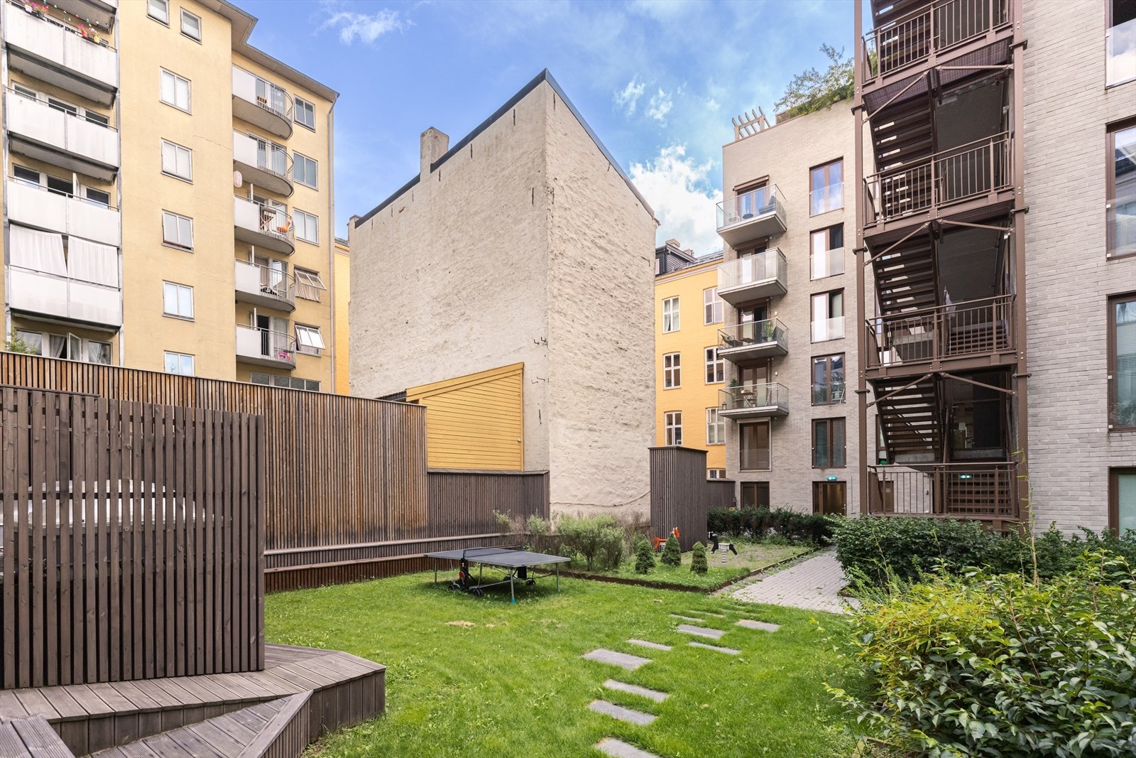 Her er også trivelige lekeplasser Galleribilde