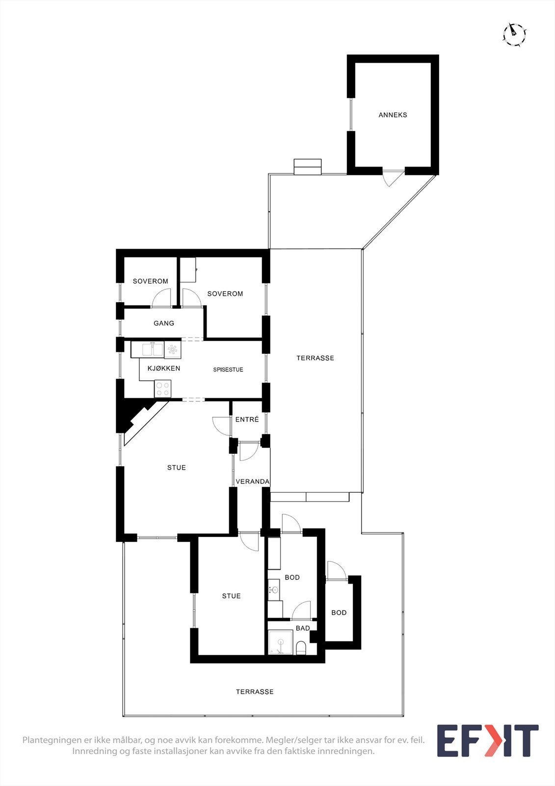 Plantegning Galleribilde