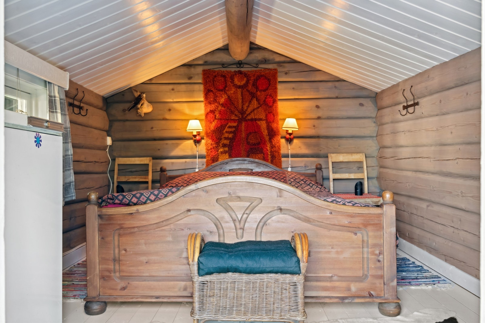 Annekset på 10m² gir ekstra overnattingsplasser Galleribilde