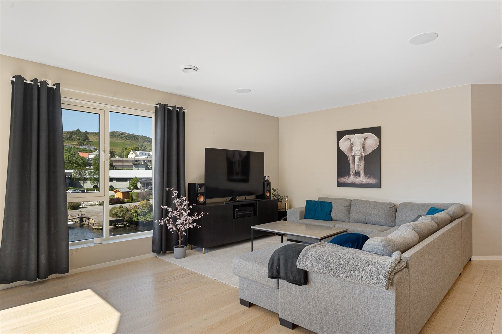 Lyse og lette fargevalg på overflatene Galleribilde