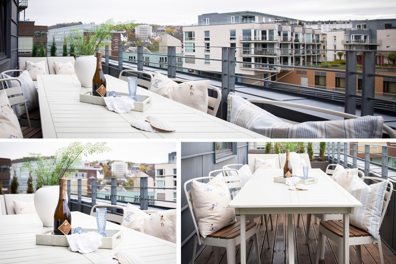 Collage terrasse. Galleribilde