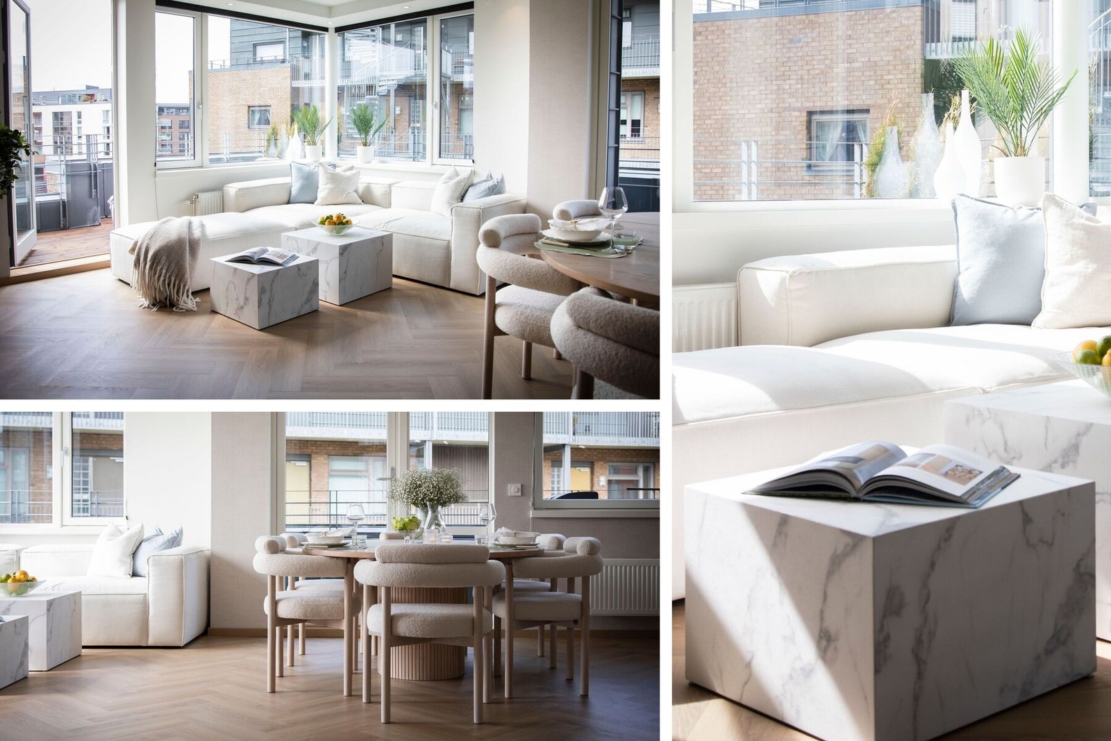 Collage stue. Galleribilde