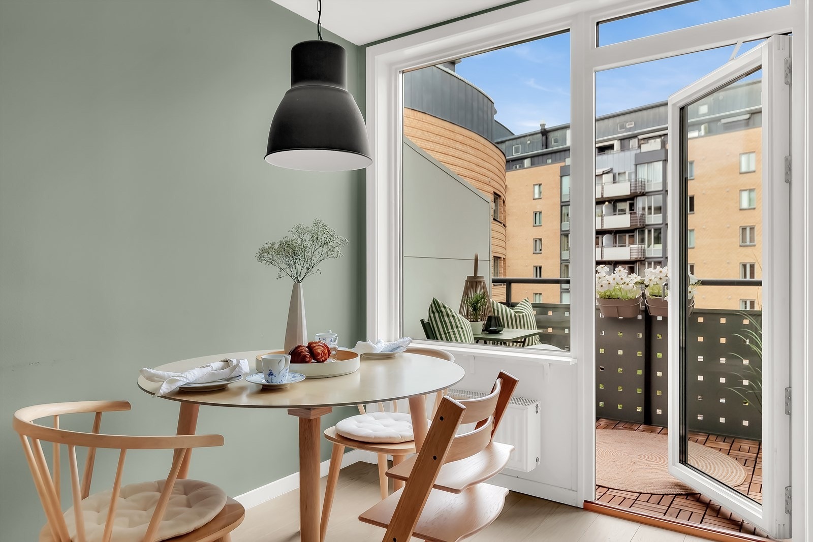 Perfekt for å nyte en rolig frokost. Galleribilde