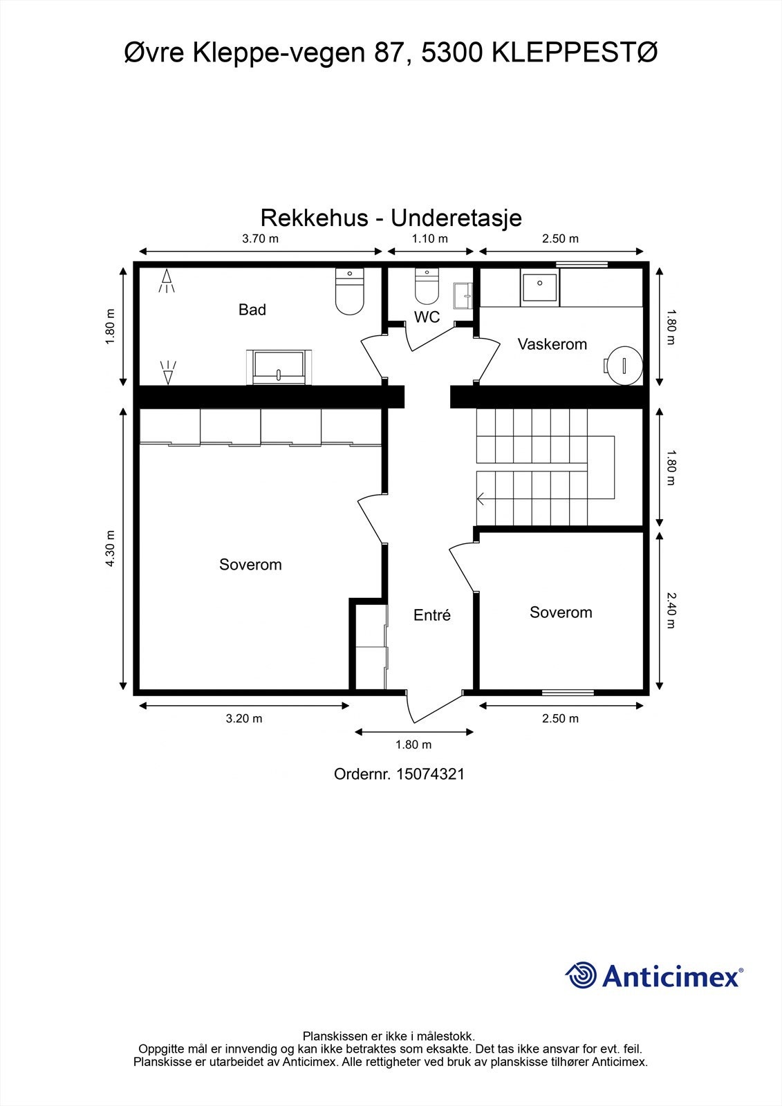 Plantegning underetasje Galleribilde