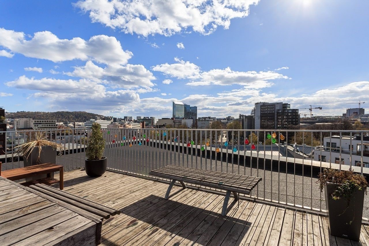 Felles takterrasse Galleribilde
