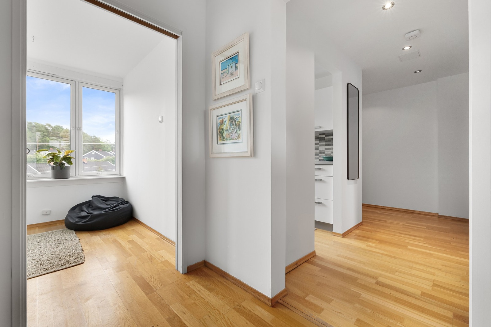 Leiligheten har en praktisk planløsning. Galleribilde